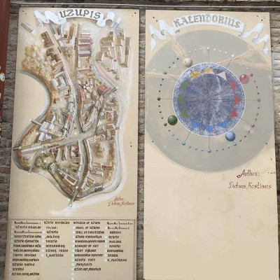 UŽUPIO ŽEMĖLAPIS IR KALENDORIUS
