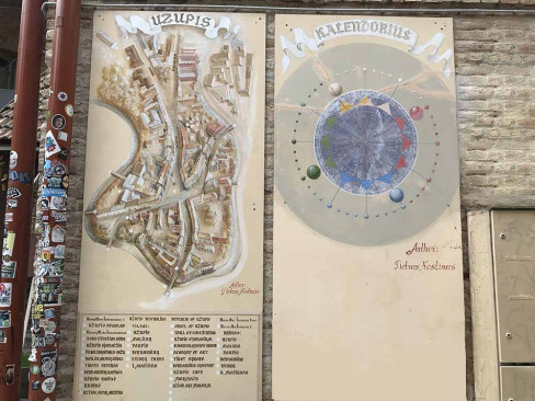 UŽUPIO ŽEMĖLAPIS IR KALENDORIUS